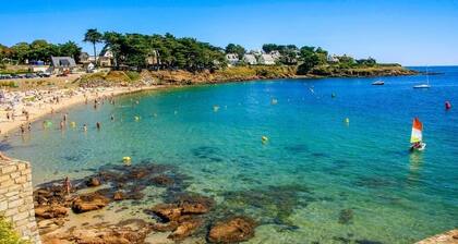 Le cocon urbain, appartement calme avec jardin pour 4 personnes Ă 2 mn de Vannes