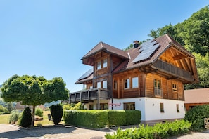 Exterior - Apartment Haus Am Wald with Mountain View, Shared Terrace and Wi-Fi (Münstertal)
