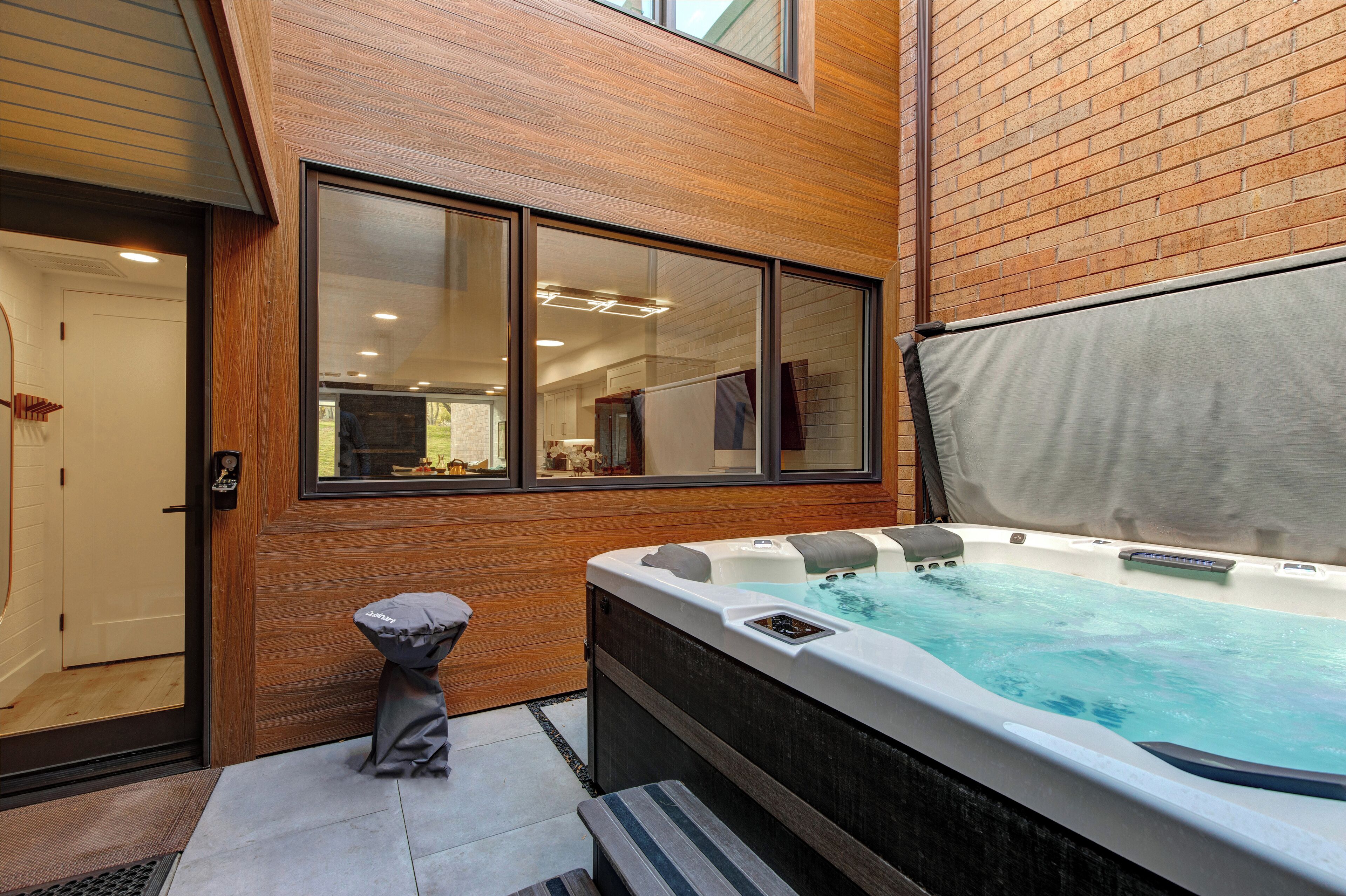 Bain à remous intérieur