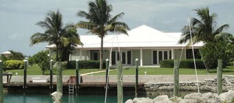 Green House With Dock in West End Bahamas Old Bahama Day