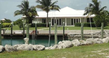 Green House With Dock in West End Bahamas Old Bahama Day