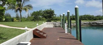 Green House With Dock in West End Bahamas Old Bahama Day