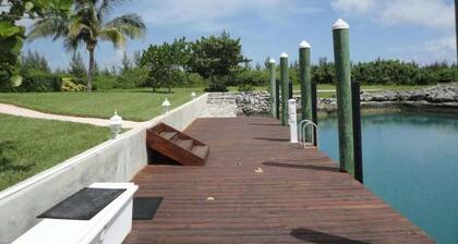 Green House With Dock in West End Bahamas Old Bahama Day