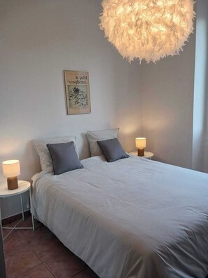 2 chambres, draps fournis