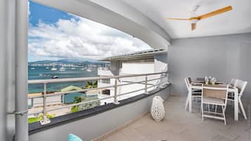 Deluxe Apartment, Sea View | Terrace/patio