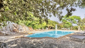 Una piscina riscaldata