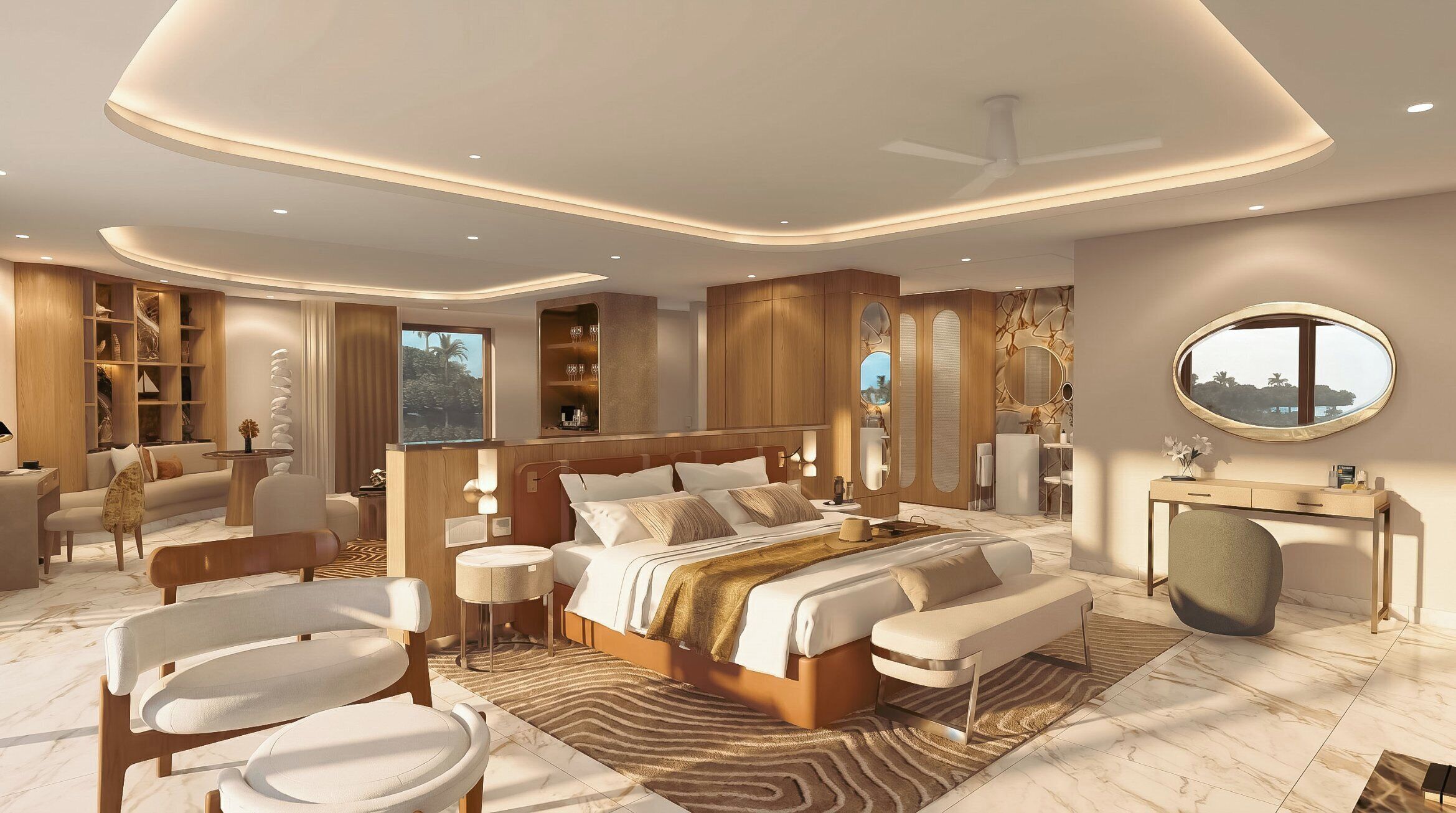 Minibar, desk, free WiFi, bed sheets