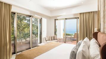 Sanctuary Corner Suite | Minibar, escritorio, wifi gratis y ropa de cama