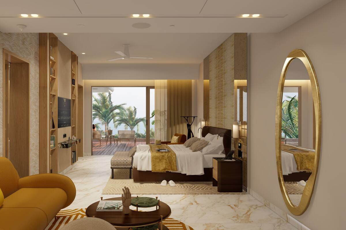 Suite junior, 1 cama King size, para no fumadores, balcón | Escritorio y wifi gratis