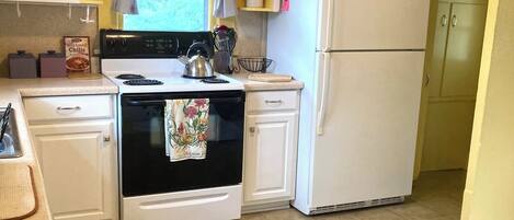 Microwave, oven, stovetop