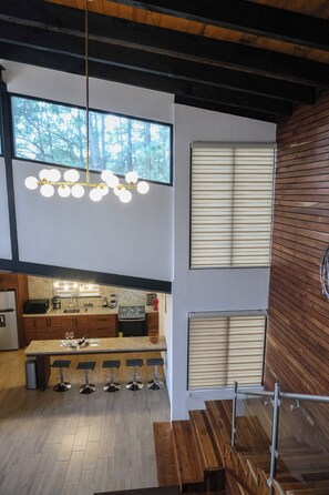 Dining - Large family cabin "Olivo" surrounded by forest and tranquility. (Rio de los Chilares)