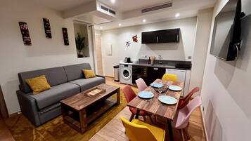 Appartement, vue jardin | Restauration