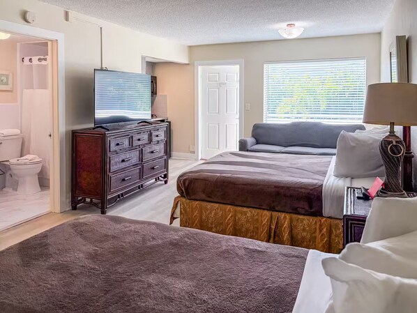 1 غرفة نوم ومكواة/لوح كي وواي فاي وملاءات أسرّة