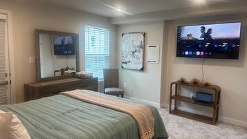 4 chambres, fer et planche Ă repasser, Wi-Fi, draps fournis