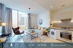 Interior - Elegant | One Bedroom | Free Pool & Gym Access (Meydan)