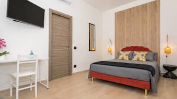 1 slaapkamer, een strijkplank/strijkijzer, wifi, beddengoed