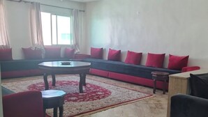 Apartment, 3 Bedrooms, Accessible, Smoking | Living room - Luxury Apartment in Fes City Centre for Families (Fes)