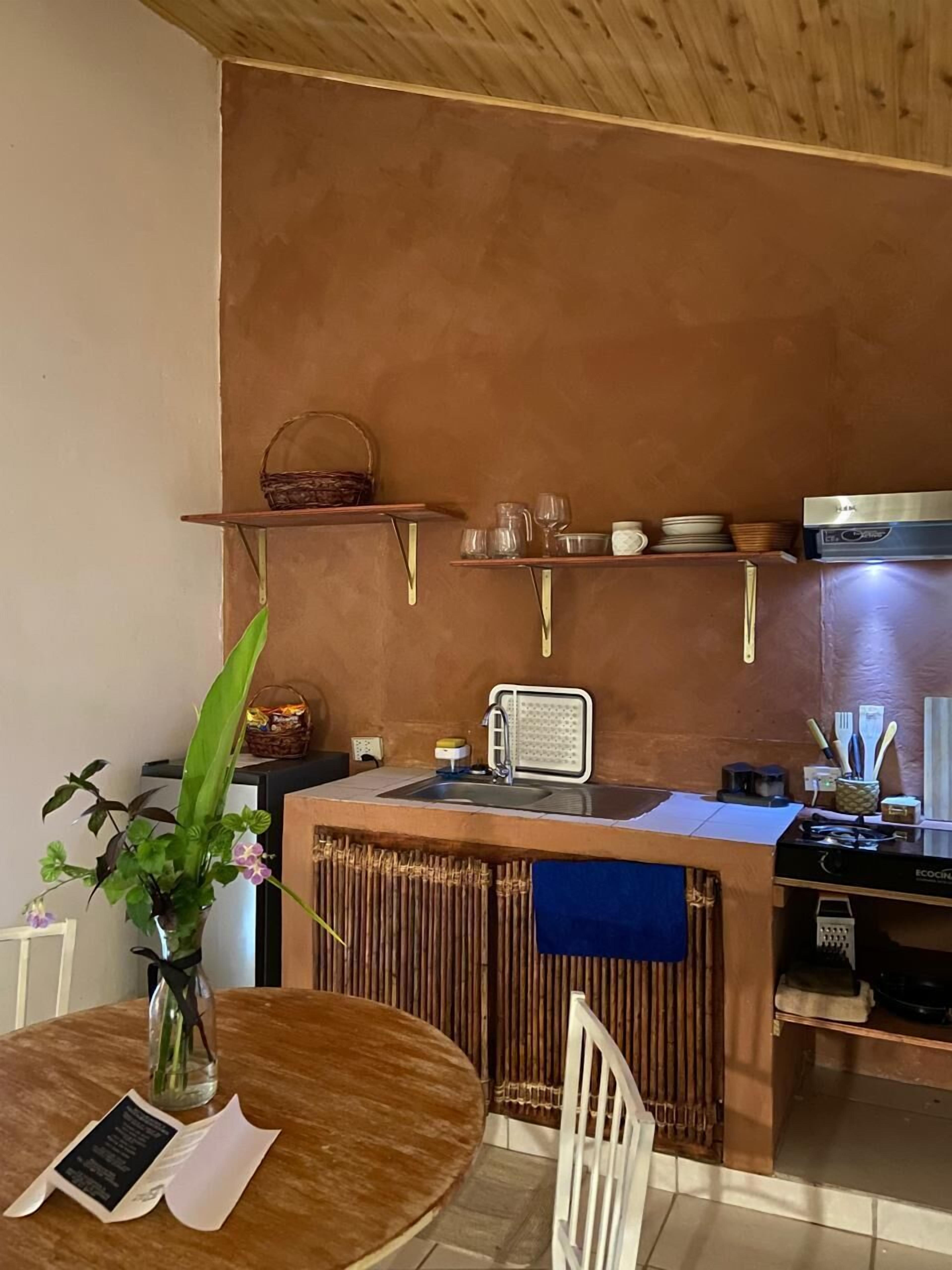 Comfort Loft, Garden View | Private kitchen | Stovetop, dishwasher, cookware/dishes/utensils