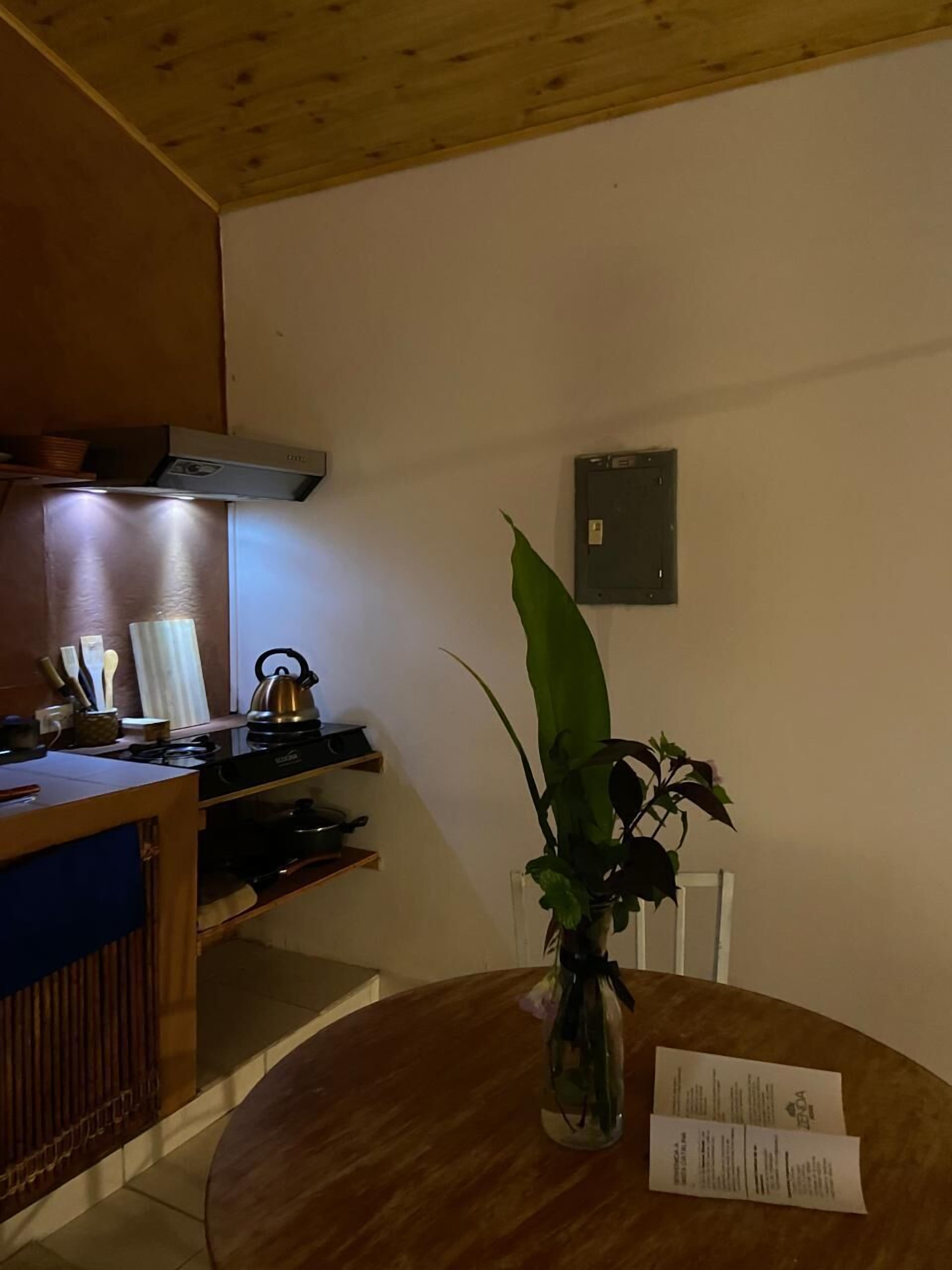 Comfort Loft, Garden View | Private kitchen | Stovetop, dishwasher, cookware/dishes/utensils