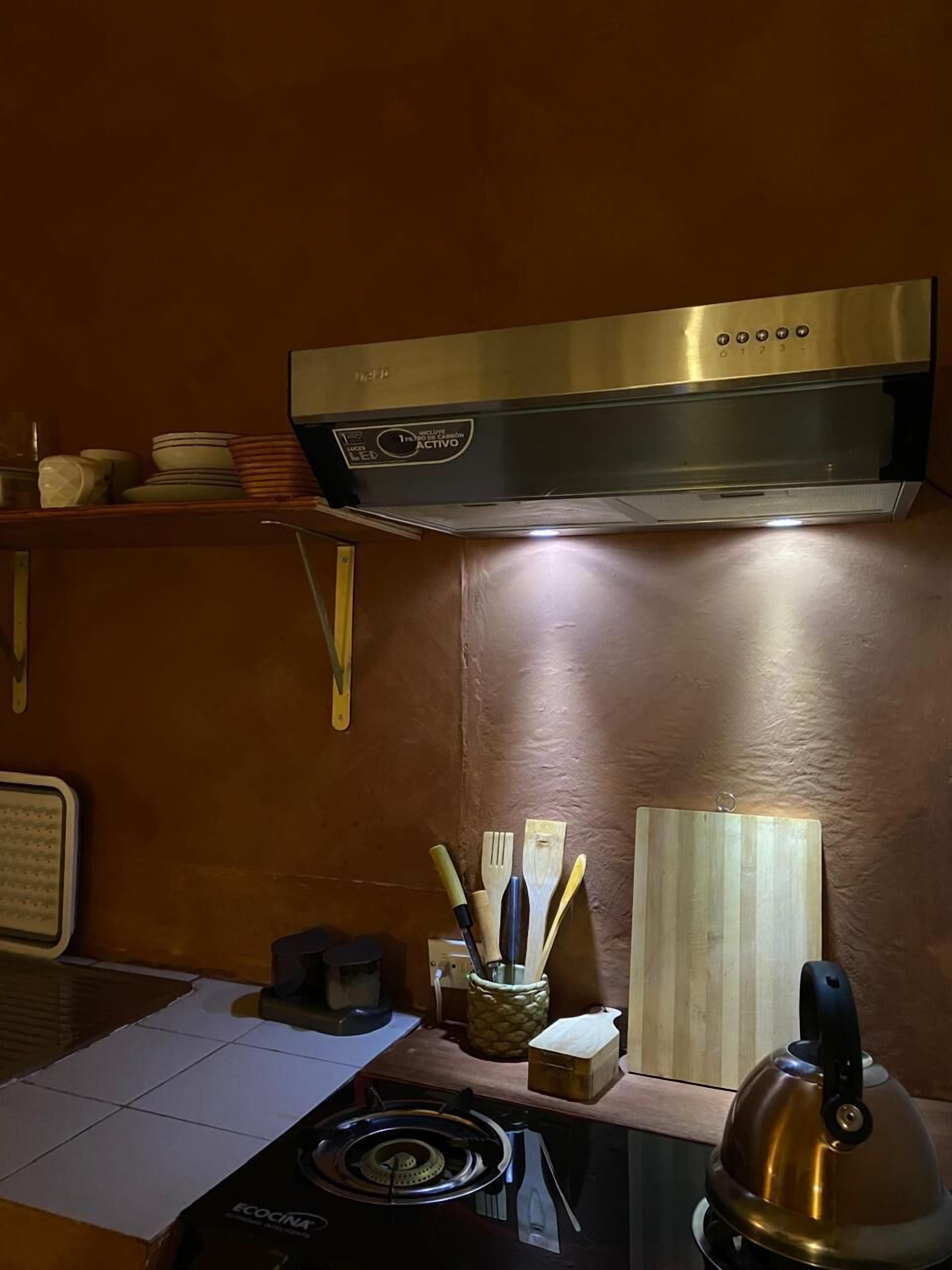 Comfort Loft, Garden View | Private kitchen | Stovetop, dishwasher, cookware/dishes/utensils