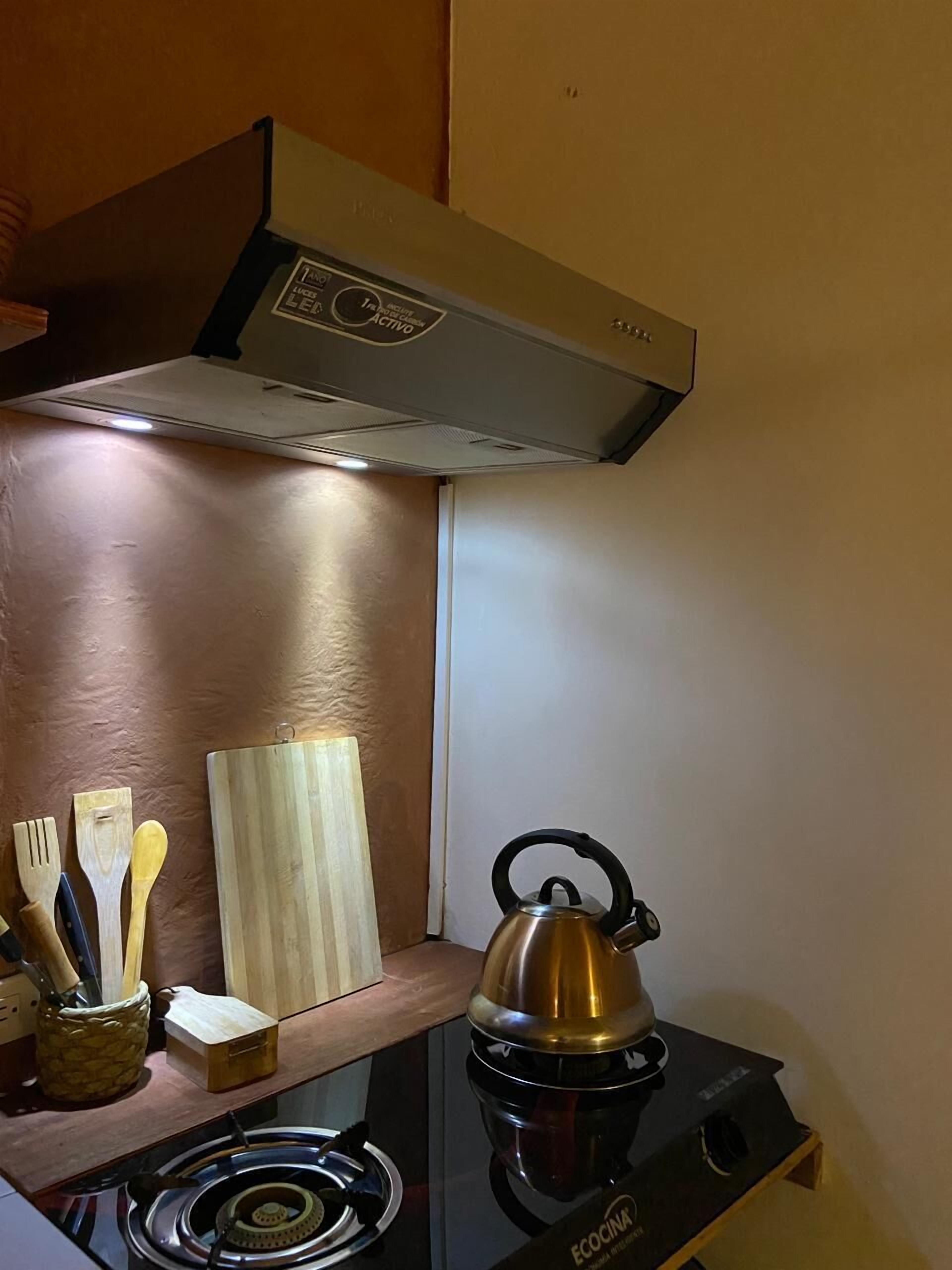 Comfort Loft, Garden View | Private kitchen | Stovetop, dishwasher, cookware/dishes/utensils