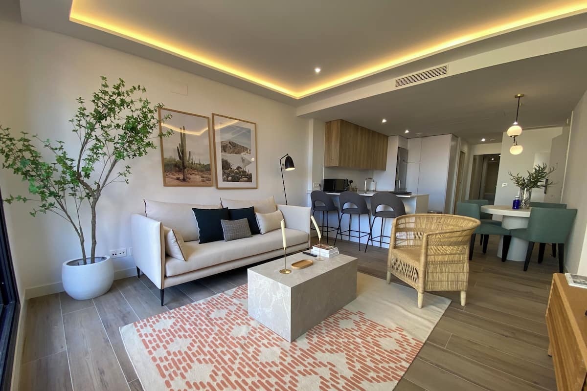 아파트, 파티오 | 거실 공간