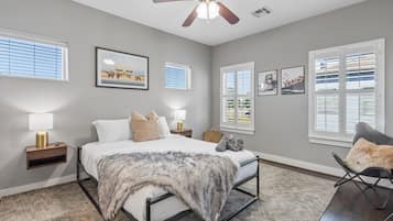 3 habitaciones, escritorio, tabla de planchar con plancha y wifi gratis