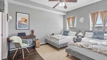 3 sovrum, skrivbord, strykjärn/strykbräda och gratis wi-fi