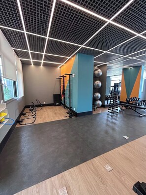 Fitness facility - Giardino Smart Studio 05205 · 7 km GRU Airport +Space+Pool (Guarulhos)