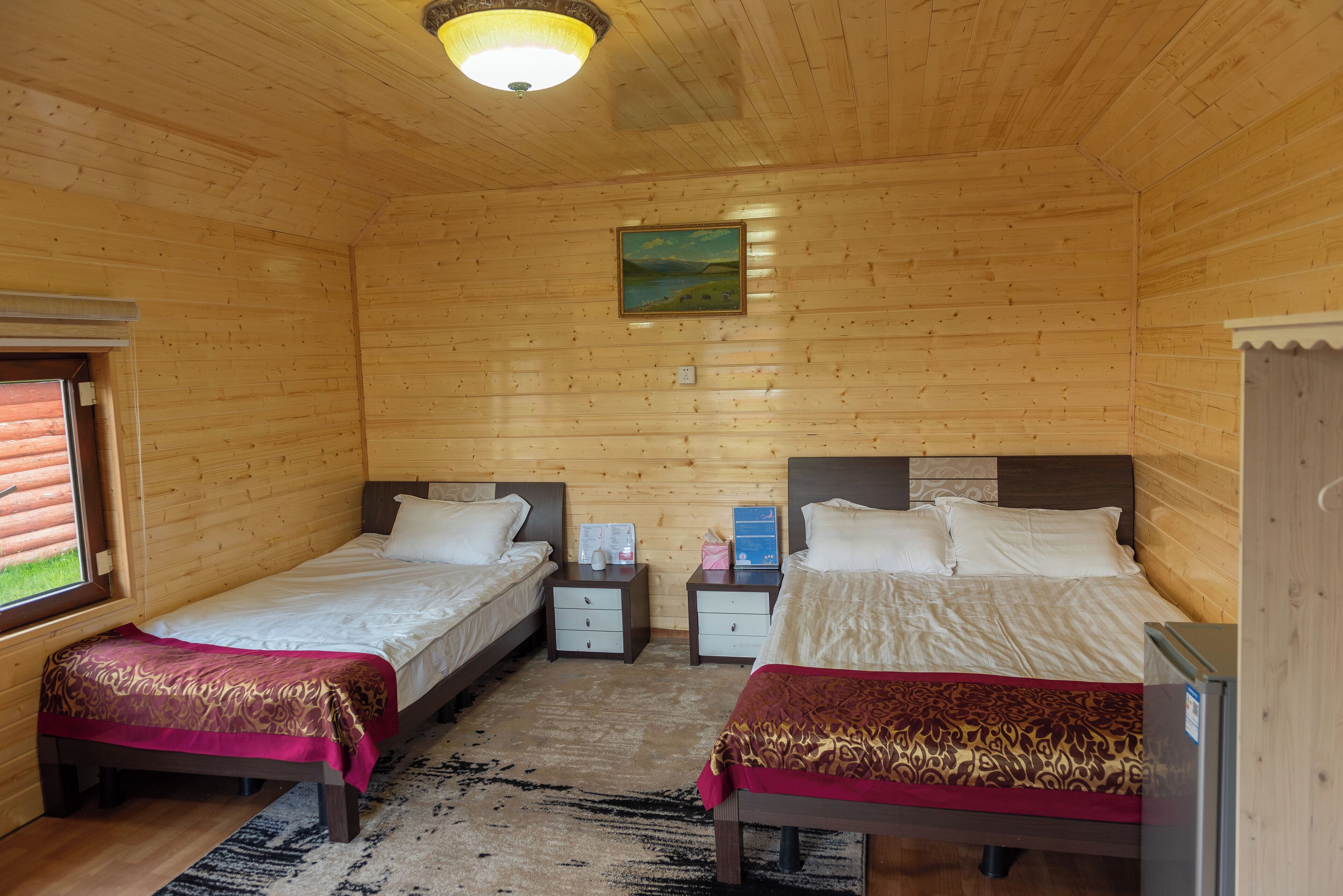 Superior Cabin, 1 Double Bed with Sofa bed, Private Bathroom, Slope side | Individually decorated, individually furnished, bed sheets