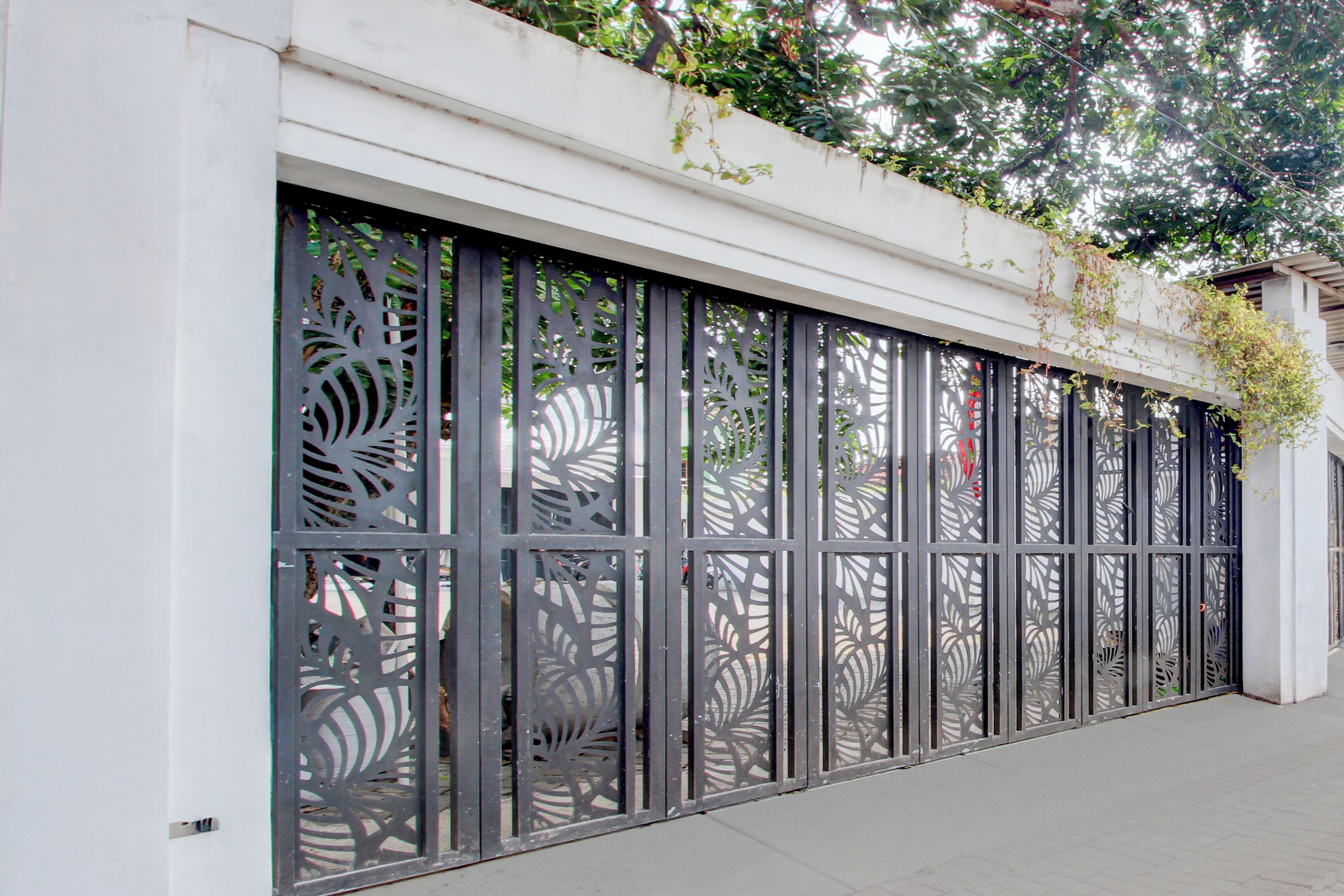 Entrada de la propiedad