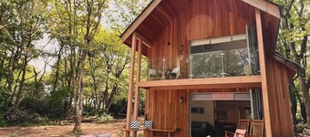 Owl Cabin, Home near Matlock, Derbyshire.  Private Woodfired Hot Tub