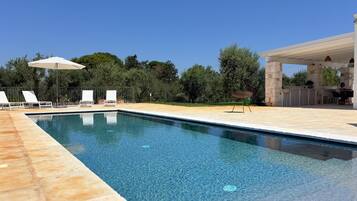 Una piscina riscaldata