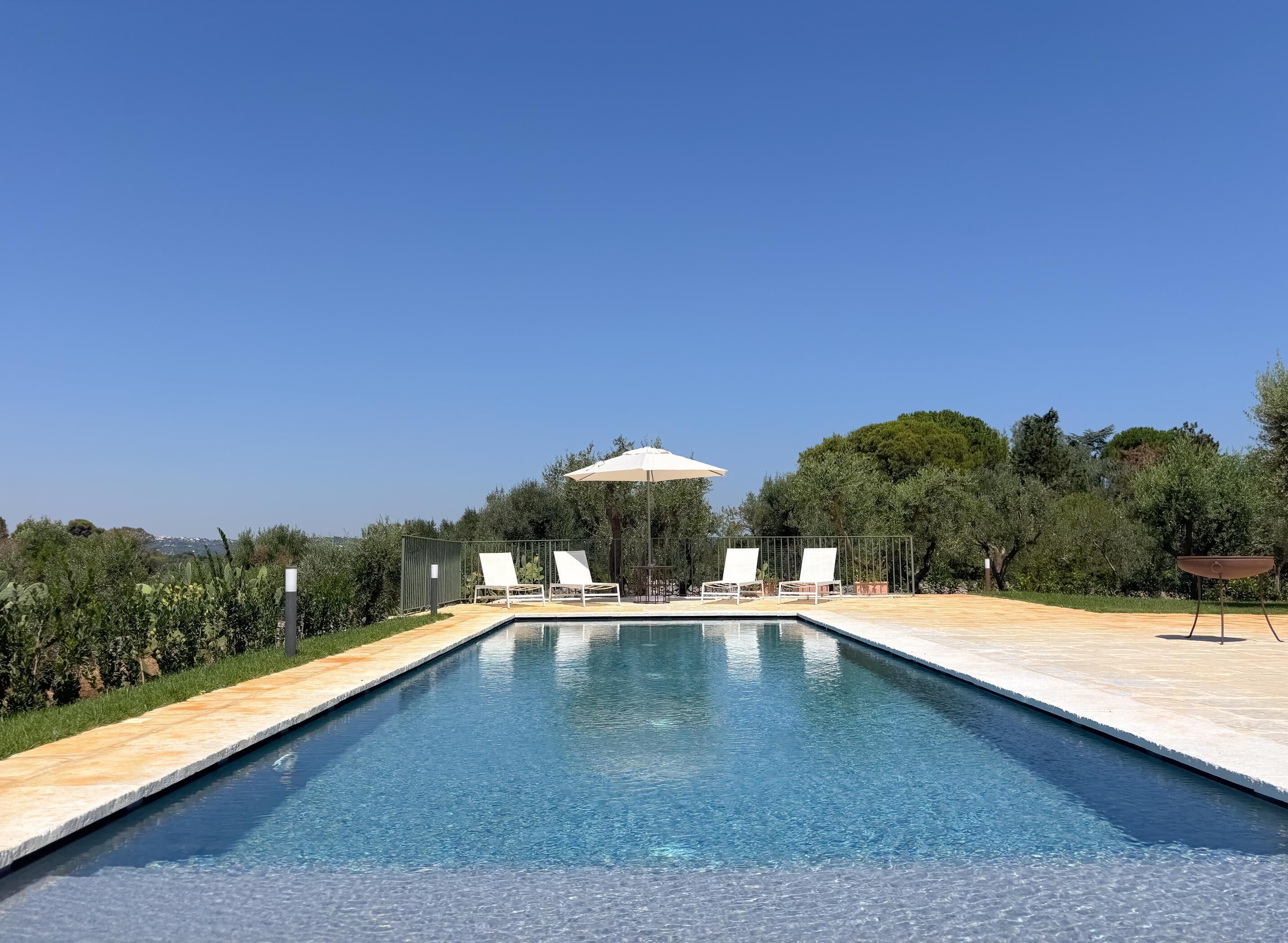 Et oppvarmet basseng