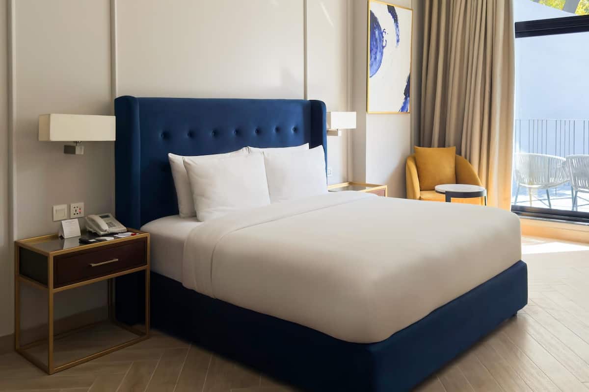 Chambre Exécutive, 1 lit double, balcon, vue montagne