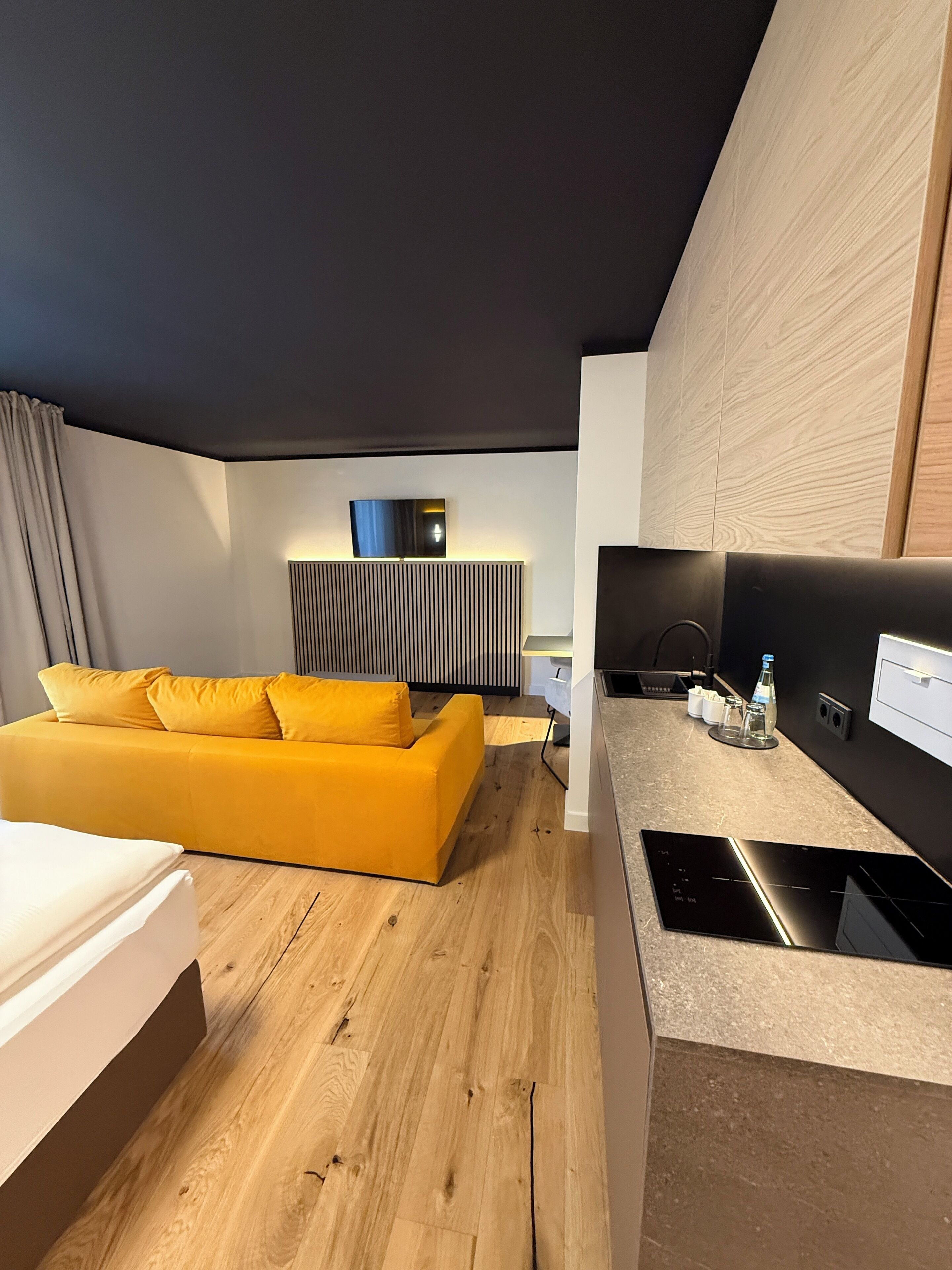 Junior Suite, 1 Double Bed, Kitchenette (with Sofabed) | Hypo-allergenic bedding, down duvets, desk, soundproofing