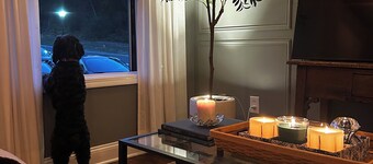 Walk to Downtown-Pet Friendly, Private Deck & Fireplace