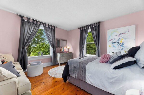 Habitación doble de lujo, para no fumadores, vista al jardín | Wifi gratis 