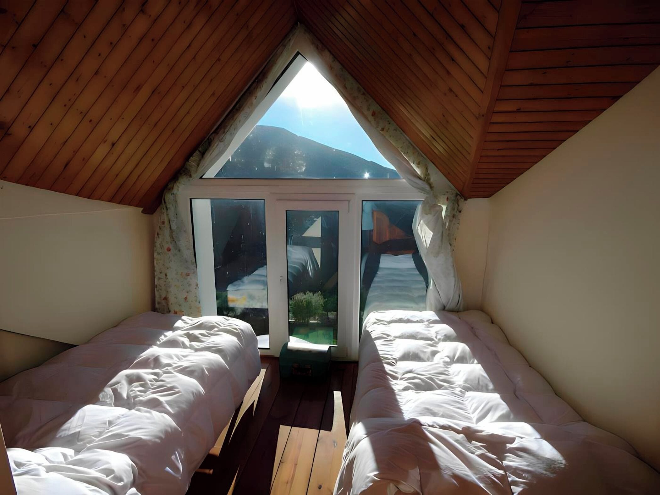 Uitzicht vanuit accommodatie