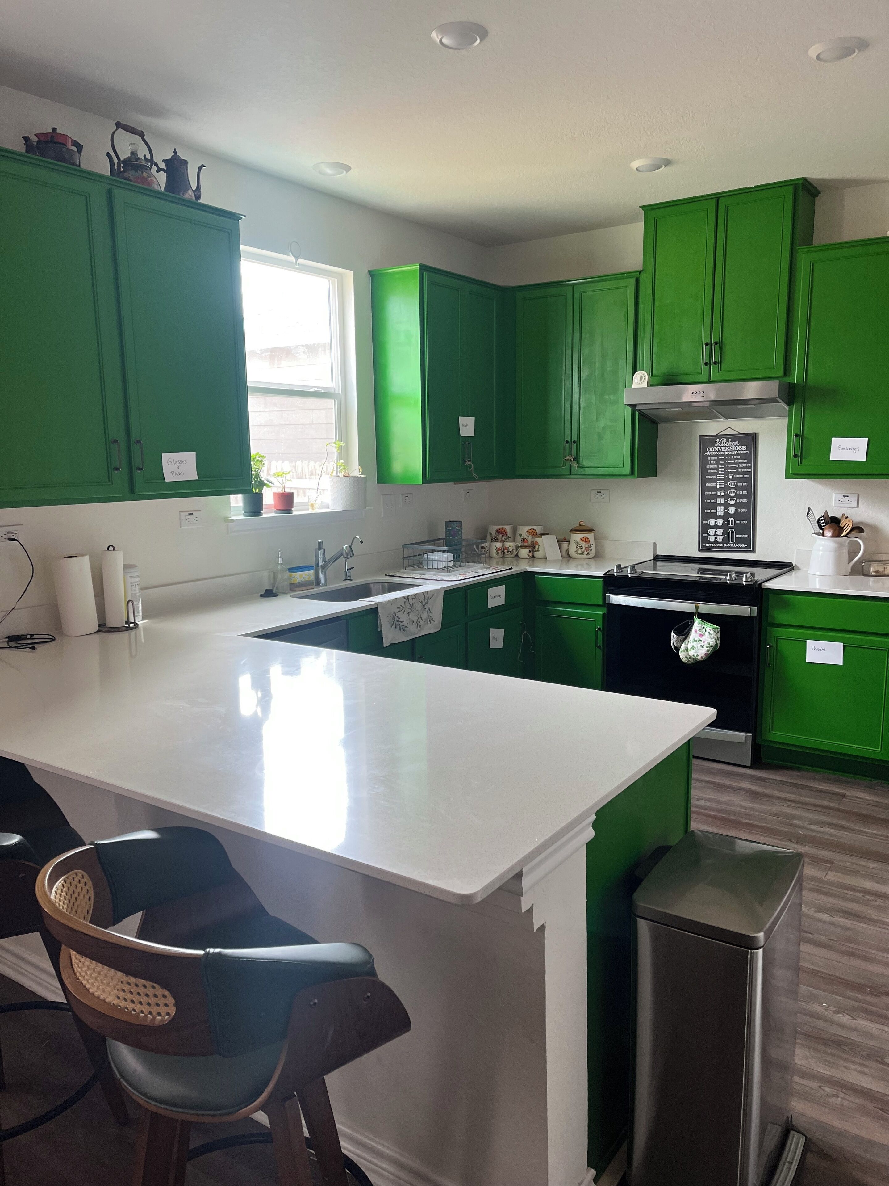 Microwave, oven, stovetop