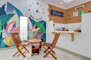 Sala de estar en el lobby