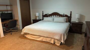 2 dormitorios, tabla de planchar con plancha, Internet y ropa de cama