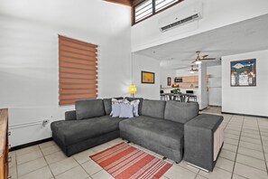 Apartment | Living area | 32-inch flat-screen TV with digital channels - Marina Avenue by Otium (Fajardo)