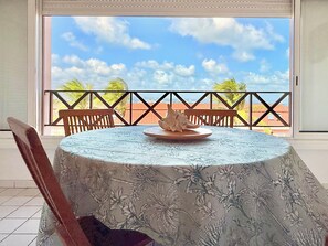 Dining - Bright duplex just minutes from the beach and restaurants at Anse Mitan (les trois ilets)
