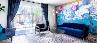 Pretty In Pink w/ Back Yard/2BR/2 Bath