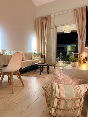 Living area - 2br Apartment w/Pool and Beach nearby (Punta Cana)
