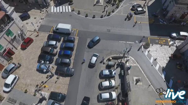 منظر من الجو على ارتفاع عالٍ