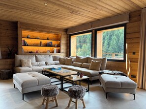 Smart TV, fireplace, books - New for 2025: New 5* chalet in La Plagne for 12 people, 4 minutes from the slopes (La Plagne Tarentaise)