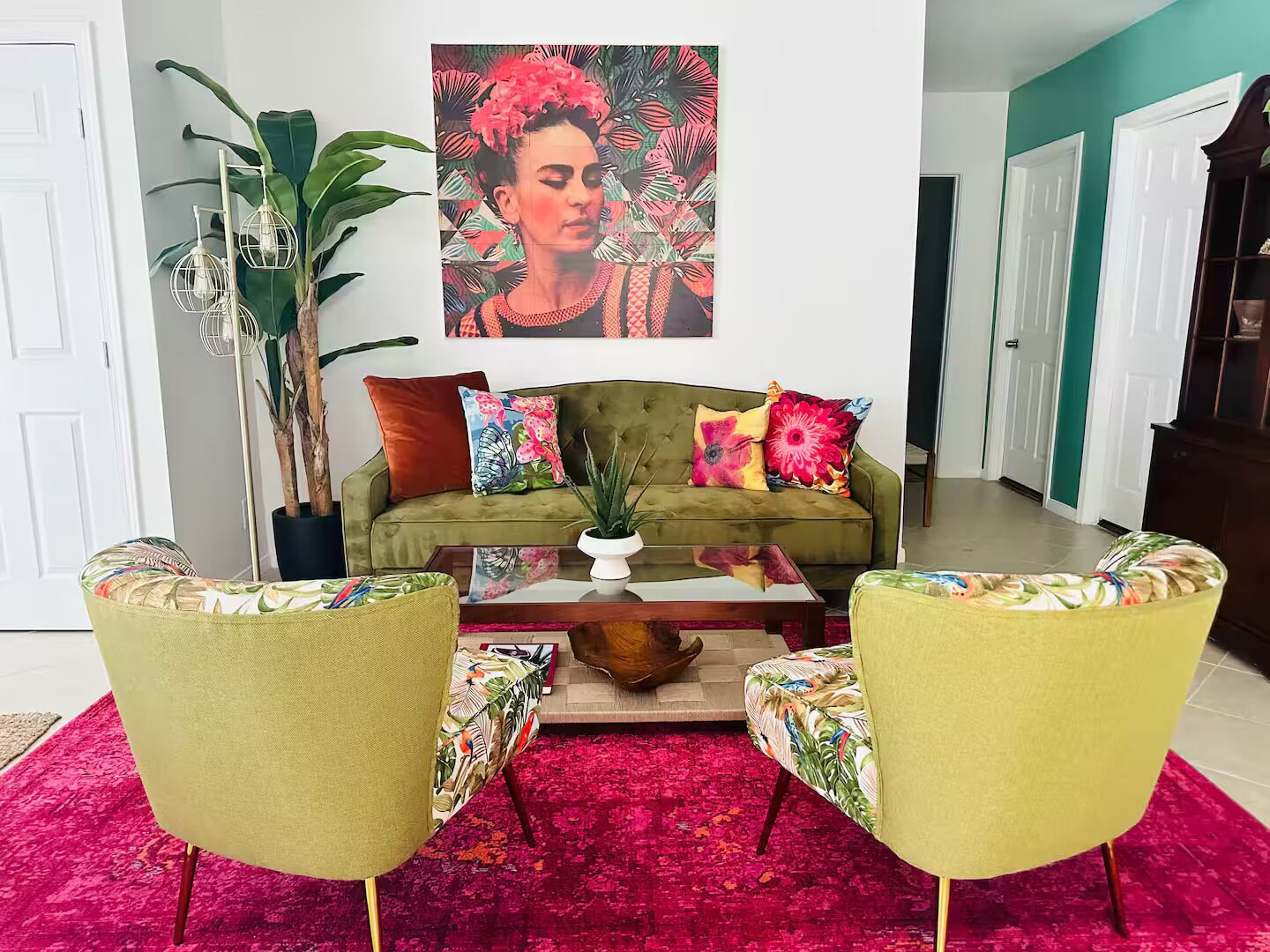 Télévision, cheminée