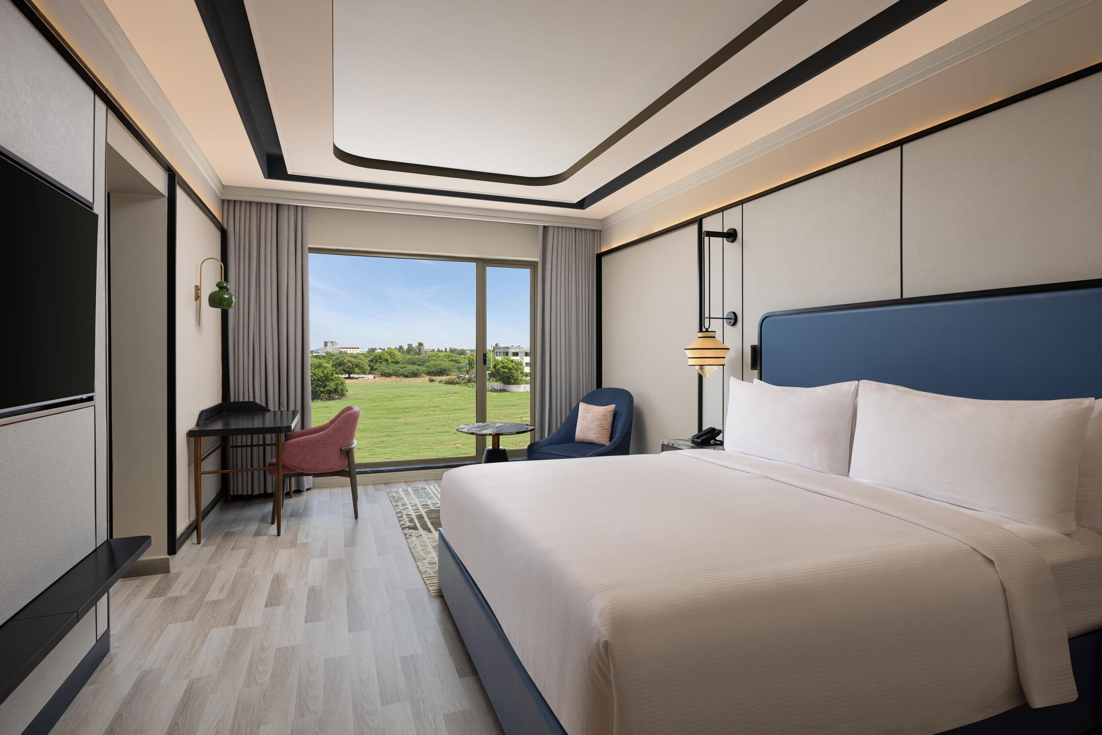 Deluxe suite, 1 kingsize bed, koelkast | Lakens van Egyptisch katoen, luxe beddengoed, donsdekens